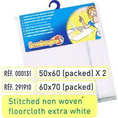 Floor Cleaning Cloth T.n.t. Cream (set 2) 50x60cm - Ref 000131