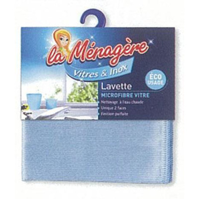 Glass and Stainless Steel Cloth Microfiber - 30x31 Cm - Ref 000232