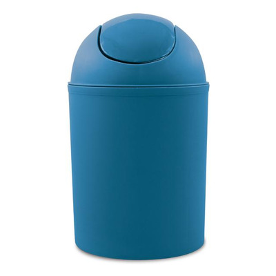 Trash Bucket Tipper Plastic Bleu Lagon 5L