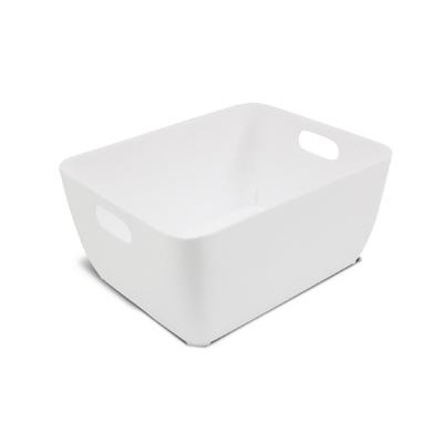 Small Plastic Basket White 15,5x8.5x11cm