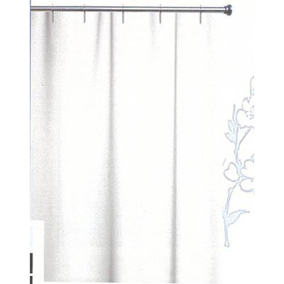 Curtain wc 100% textile 180x200 cm Arvix Lisa White