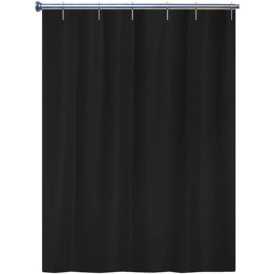 Curtain Wc 100% Textile 180x200 cm Arvix Lisa Black -ebony