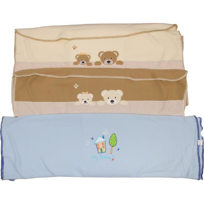 Polar Blanket with embroidery 100x150 Assorted