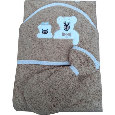 Set Towel w / hood glove assorted