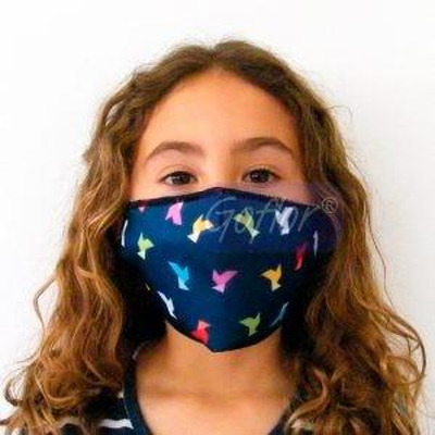 Hygienic Mask 98.48% Child Filtration 3-6 Popcorn