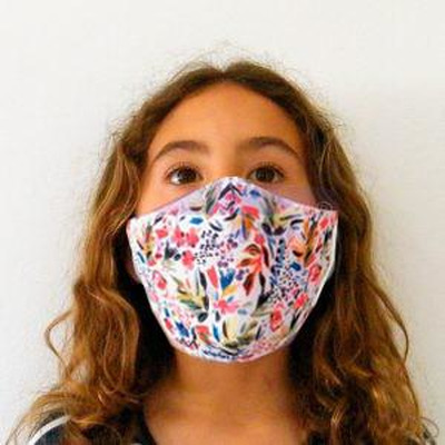 Hygienic Mask 98.48% Child Filtration 3-6 Flowers
