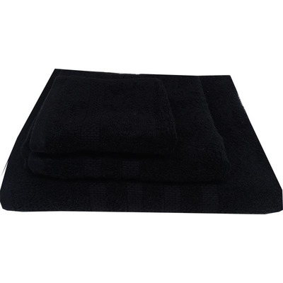Towel Bidet 30x50 Cm 500g/m2 Waffle Black