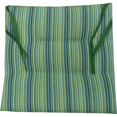 Cushion Crete Madras Rigato Green 40x40cm