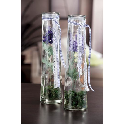 Glass Bottle With Lavender