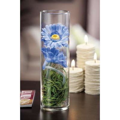 Glass Bottle With Gerbera