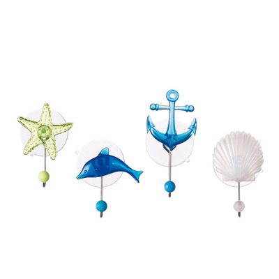 Sea Moif hanger with 2 hooks with suction cup