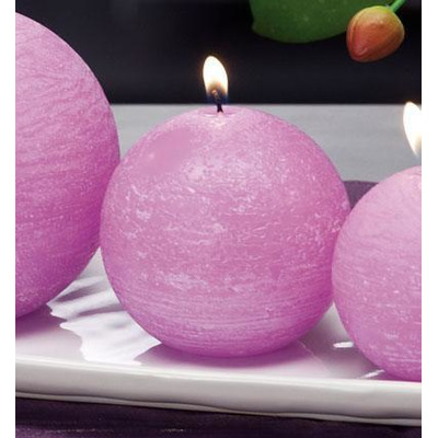 Scented Spherical Hava Candle 6fs D7cm