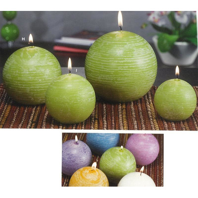 Scented Spherical Hava Candle 6fs D9