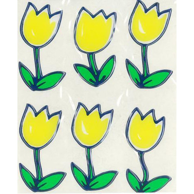 Deco Sticker Tulipanes Love