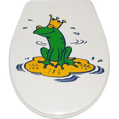King Frog Toilet Cover