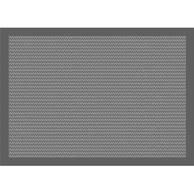 Bicolor Rug 4 - Light Grey 50x70cm