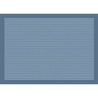 Bicolor Rug 5 - Blue 50x70cm