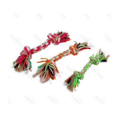 Rope toy with knots L23cm
