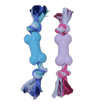 Rope Toy with Bone L24cm
