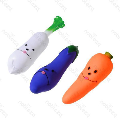 Toy Rubber Vegetables L16cmxc4cm