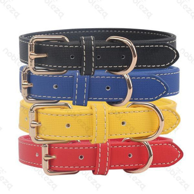 Colorful Pu Dog Collar L2,5cmxc40-50cm