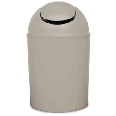 Balde Lixo Basculante Plástico Beige 5l