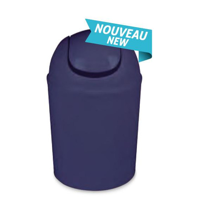Balde Lixo Bascilante Plástico Azul Cobalto 5l