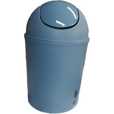 Balde Lixo Basculante Plástico Azul/ turq