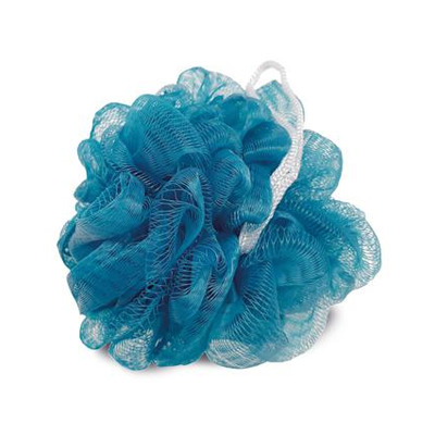 Esponja Banho Flor Azul