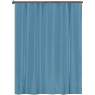 Cortina Wc 100% Peva 140x180 Cm Arvix Lisa Azul Ecume