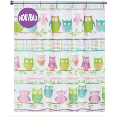 Cortina Arvix 100% Textil 180x200 Chouette