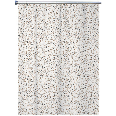 Curtain Wc 100% Textile 180x200 cm Arvix Terrazo