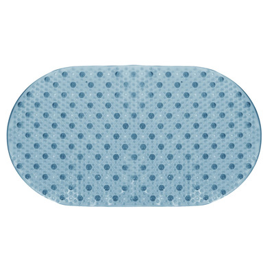 Tapete Banheira Arvix Cristal Azul 38x69cm