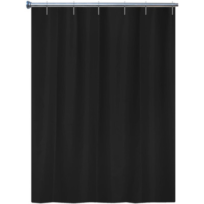 Cortina Wc 100% Textil 180x200 cm Arvix Lisa Negro -ébano