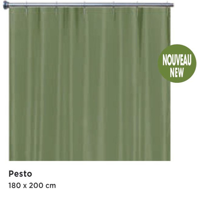Cortina Wc 100% Textil 180x200 Cm Arvix Lisa Psto