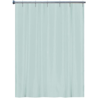 Cortina Wc 100% Textil 180x200 Cm Arvix Lisa Verde Água