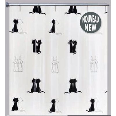 Cortina Arvix 100% Peva 180x200 Chats