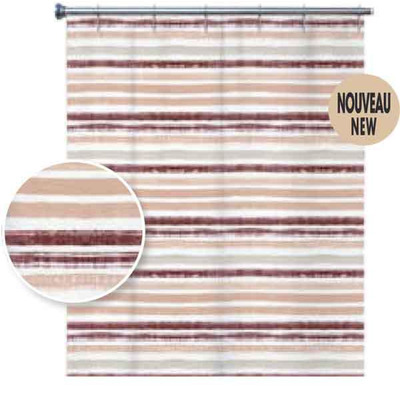 Cortina Wc 100% Peva 180x200 Cm Arvix Candice