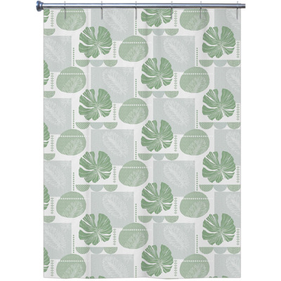 Cortina wc 100% peva 180x200 cm arvix kimono verde