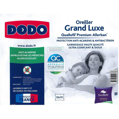 Almofada Dodo Grand Luxe Quallofil Allerban 50x70 Cm