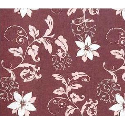 Rolo Tecido Frie Pvc L140cm Arbusto Lilas