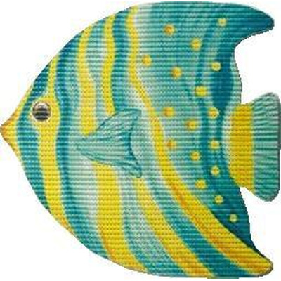 Multipurpose Friedola Rug 65x62 Cm - Green/Yellow Fish