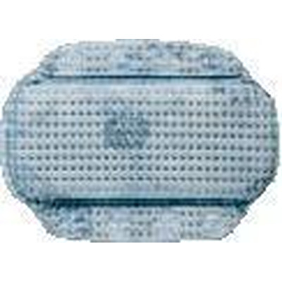 Encosto Banheira Friedola Conchas Azul 23x32 Cm