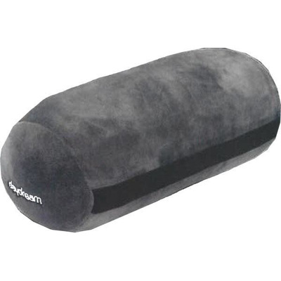 Neck roller with strap 26x15cm grey
