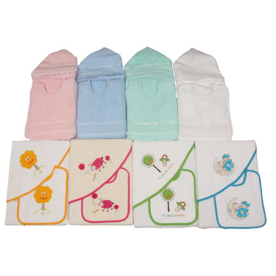Conjunto Toalha C/ capuz babete Sortid