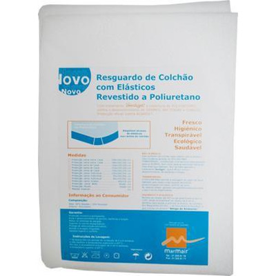 Protector de poliuretano con esquinas elásticas 60x135 cm - Cama de barandillas