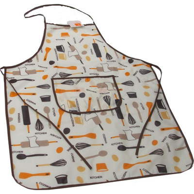 Avental Pvc Kitchen Castanho 60x75cm
