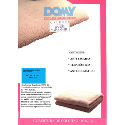 Prot. Colchão C/ E 100% Lã 160x200