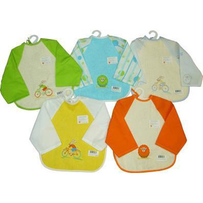 Bib w/ sleeves 100% Cotton