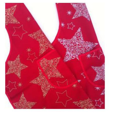 Avental Natal 100% Polyester 55x75cm